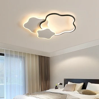 Модерен тавана лампа за спални Оригиналност Интелигентна Led Полилей кабинет, трапезария, Лампи за вътрешен дизайн на апартамент